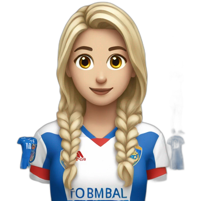 Football girl zaragoza emoji
