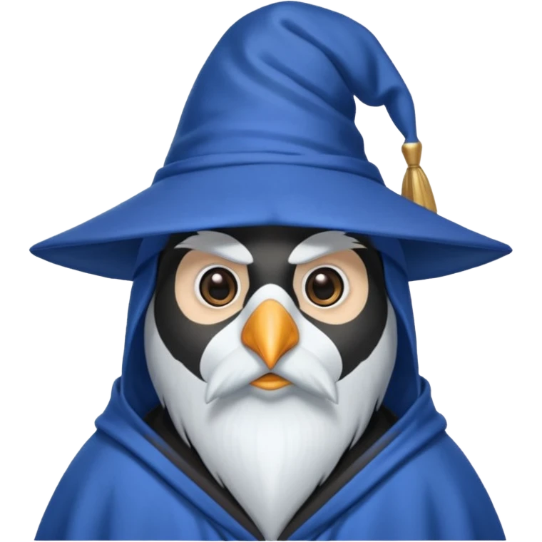 Penguin Wizard emoji
