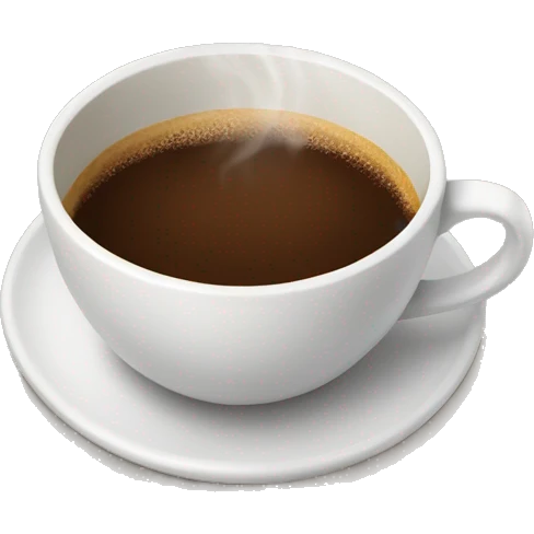 warm cup of coffee emoji