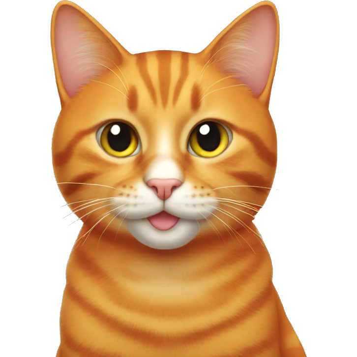 Orange cat emoji