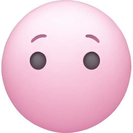 pastel pink ball emoji