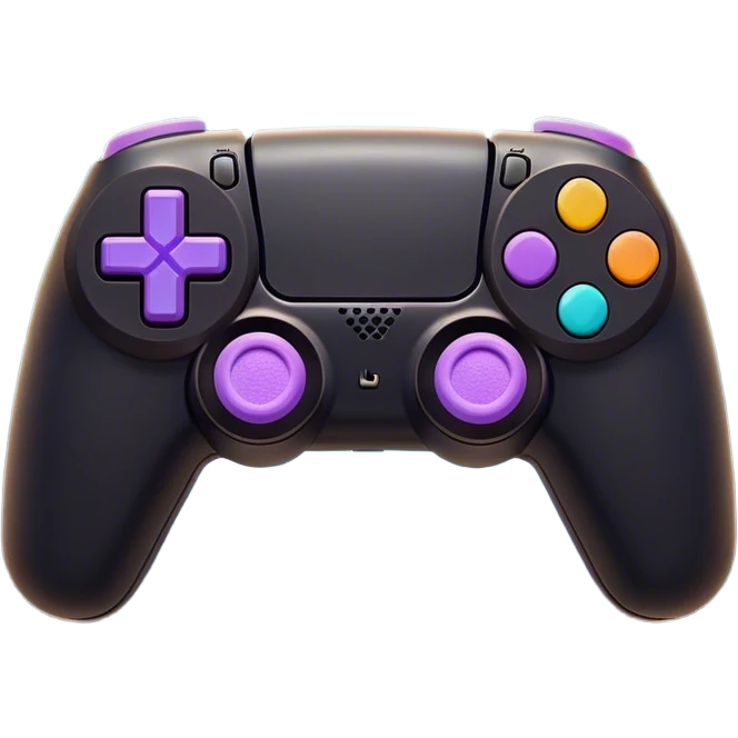Clash of Clans aesthetic: Cinematic Playful PlayStation 5 Console Portrait Emoji, rendered in a 3D vector-style similar to standard emojis with minimal shading and bold, simplified shapes. A compact, distinct form with signature details, softly glowing with a cutting-edge console technology charm. Simplified yet unmistakably iconic, highly detailed and consistent, glowing with a soft radiance and high shine. Stylized with a touch of technological advancement and a soft glowing outline, capturing the essence of a beloved gaming relic with a friendly, playful manner! emoji