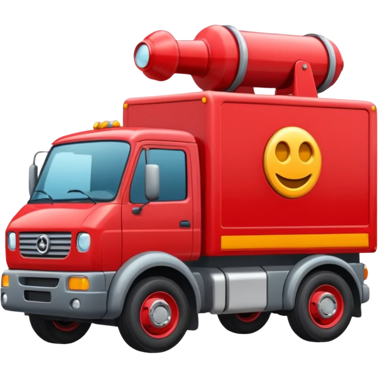 Camion avec des gyropahre emoji