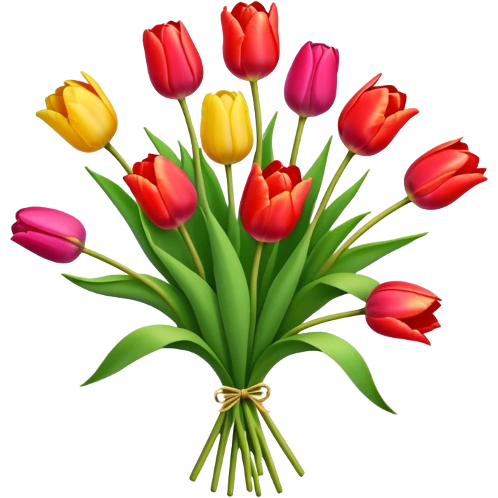tulips emoji