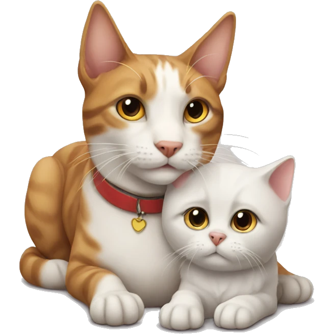 Cat with dog emoji