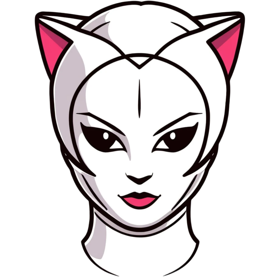 Catwoman face emoji
