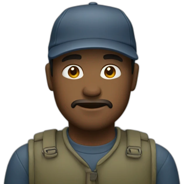 One pêche man emoji