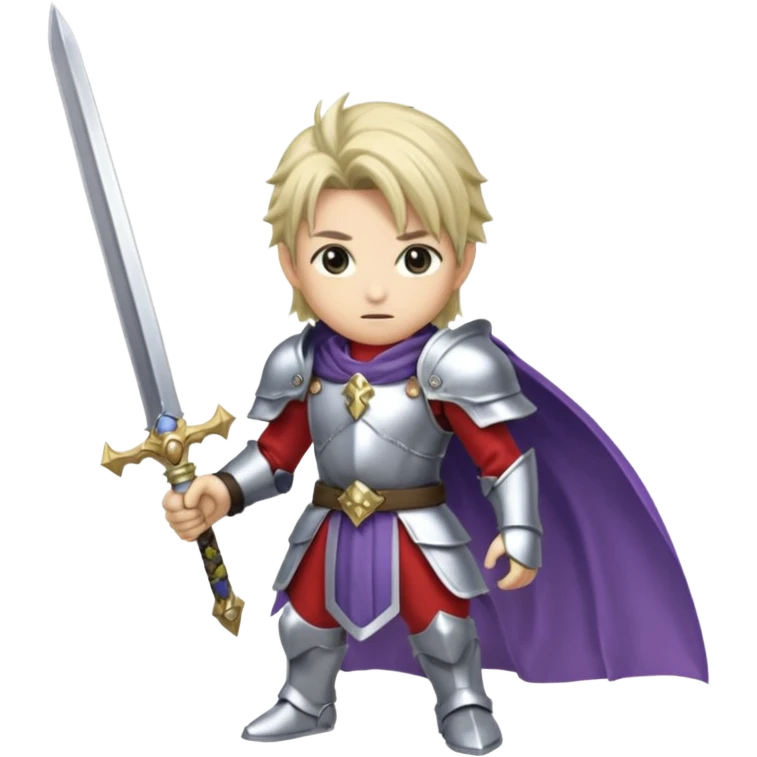 Cecil, final Fantasy iv, paladin, 16-bit graphics, victory emoji