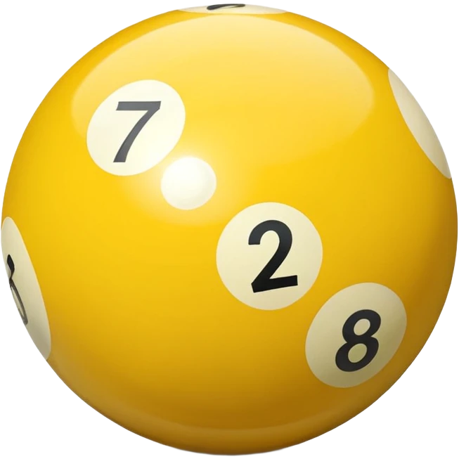 7 numbered billiard ball  emoji