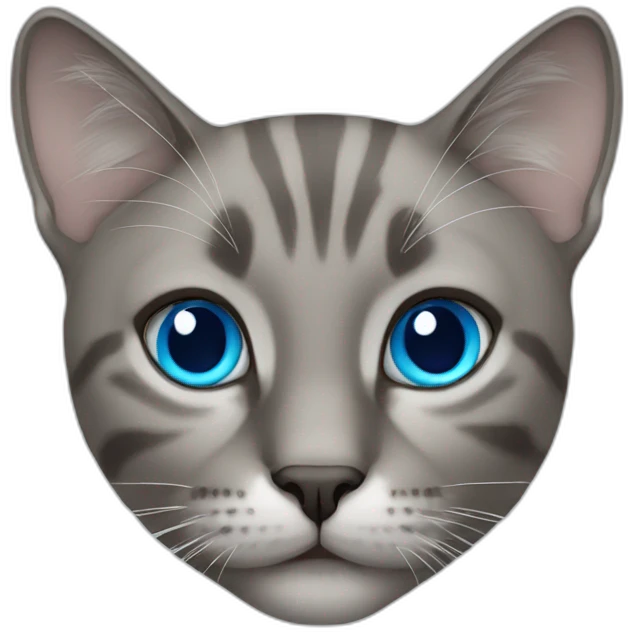 cat with blue eyes emoji
