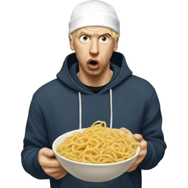 Eminem eat pastas  emoji