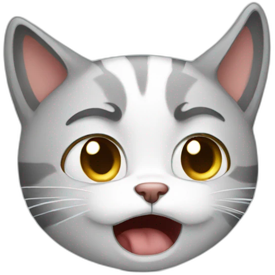 Cat crying emoji
