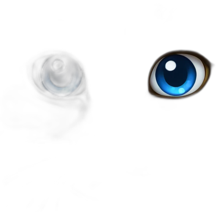 Cat blue eyes emoji