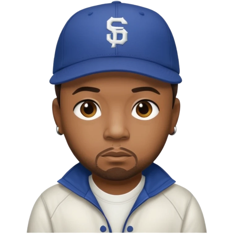 Timbaland with dark brown hair emoji