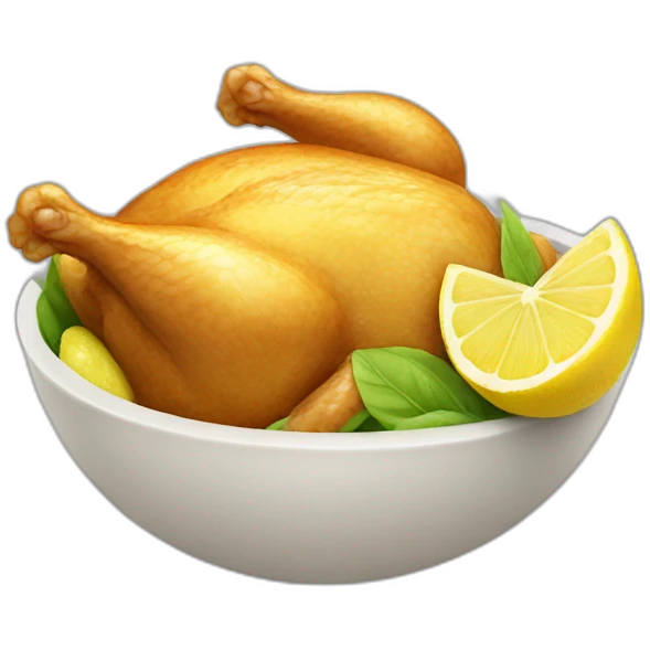 poulet au citron  emoji