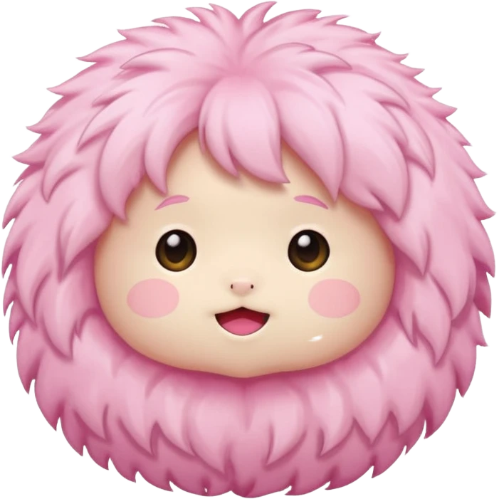 Chibi aesthetic cute pink emoji