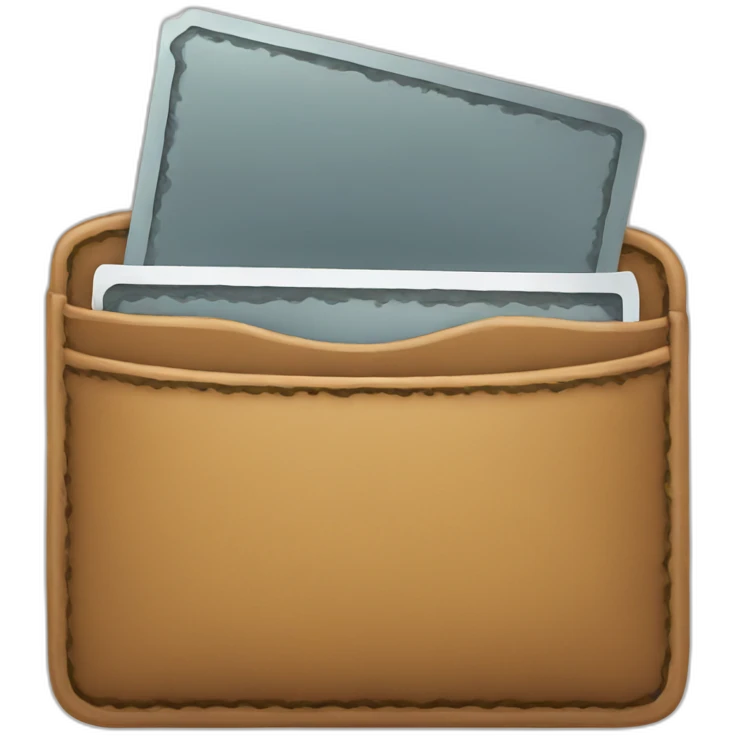 empty wallet with dust emoji