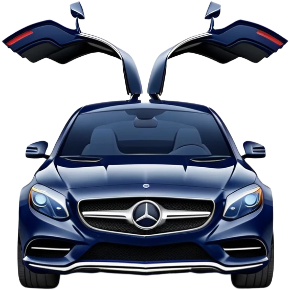 Midnight blue Mercedes  emoji
