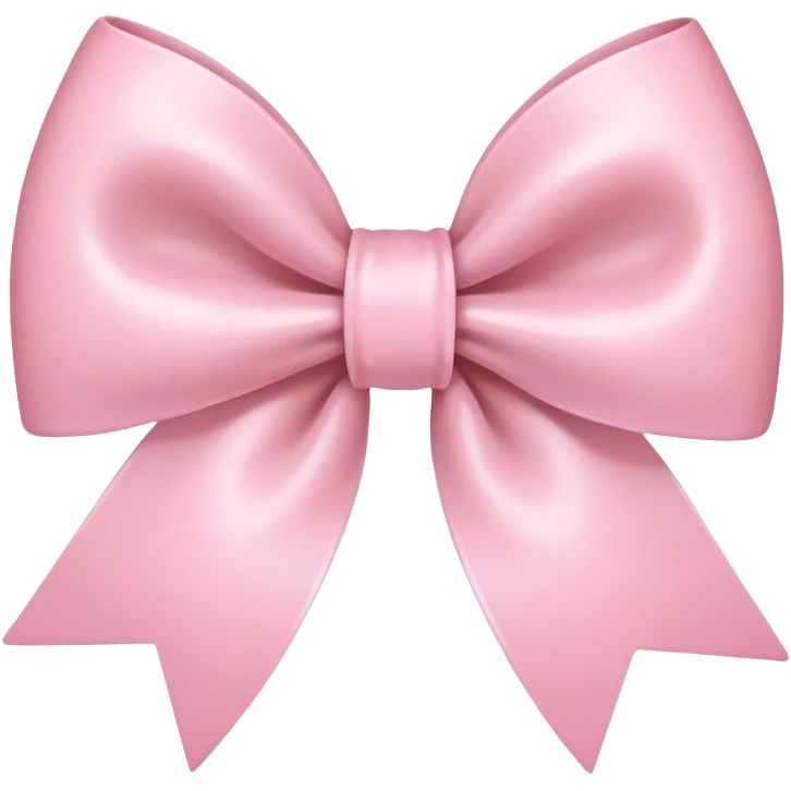 light pink bow  emoji