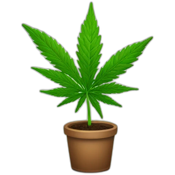 cannabis plant emoji