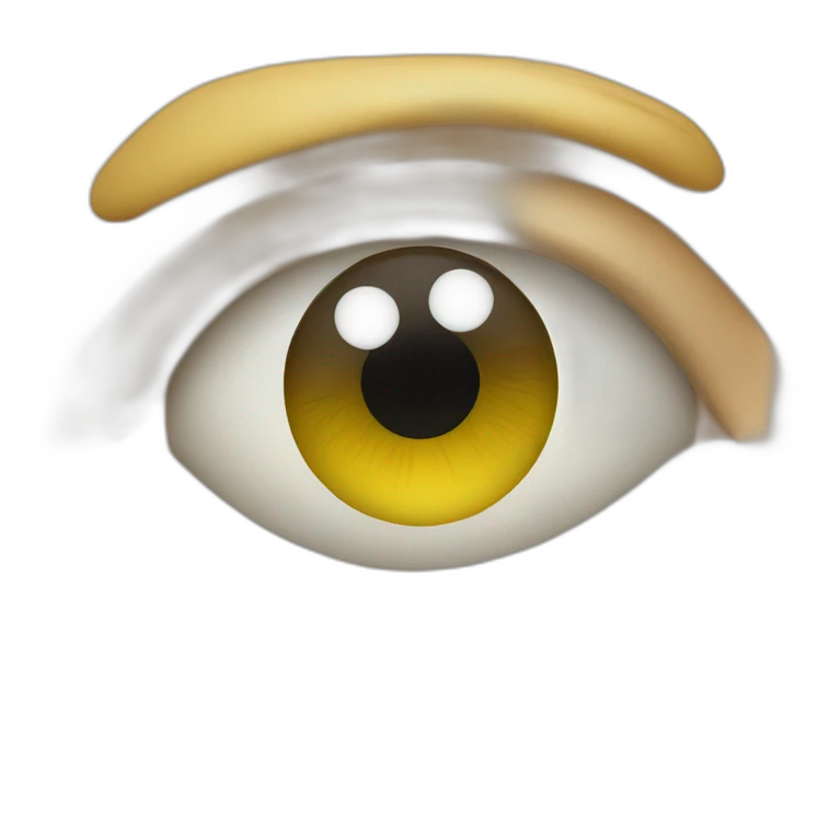 Crying eye emoji