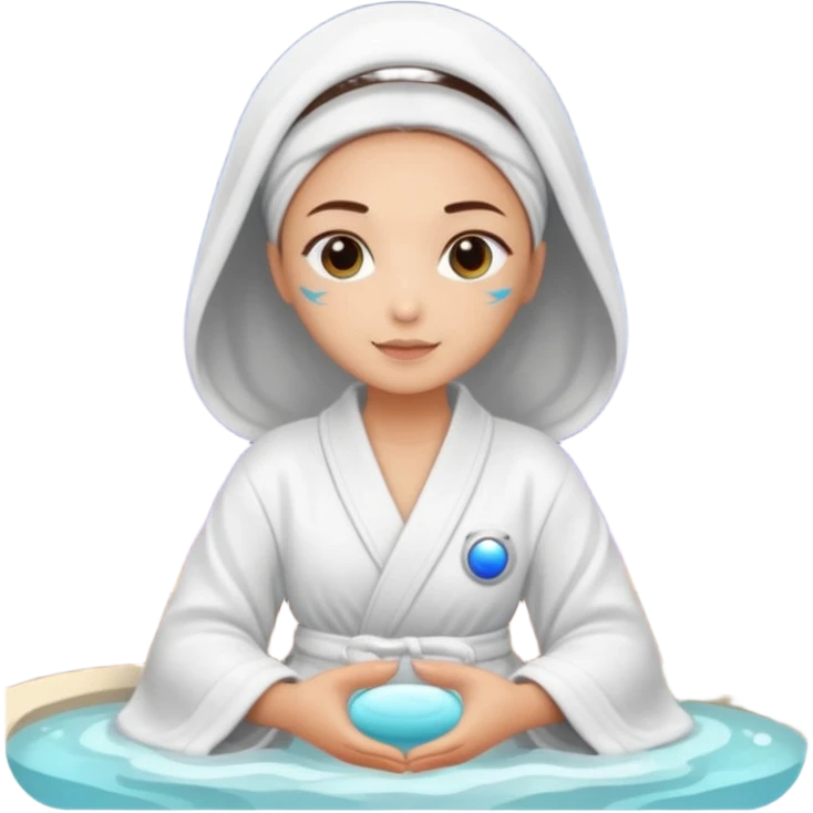 Galaxy theme - spa massage day emoji