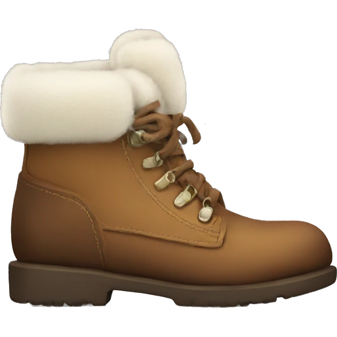 Boots with fur emoji