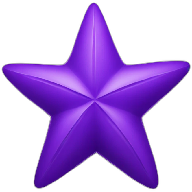Purple Star emoji