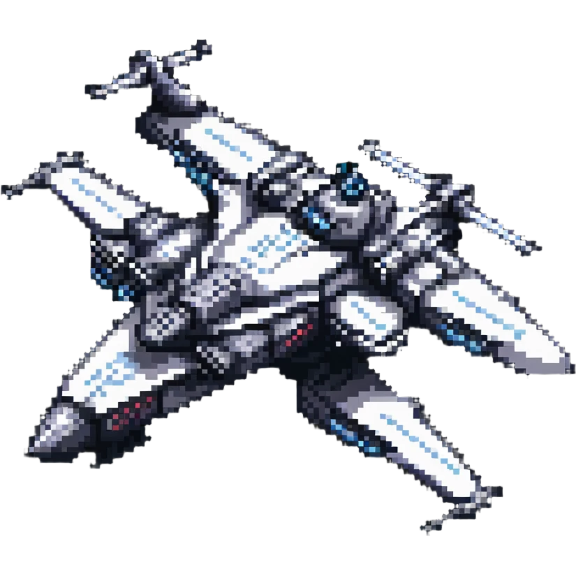 massive battleship-style space cruiser with weapon turrets emoji