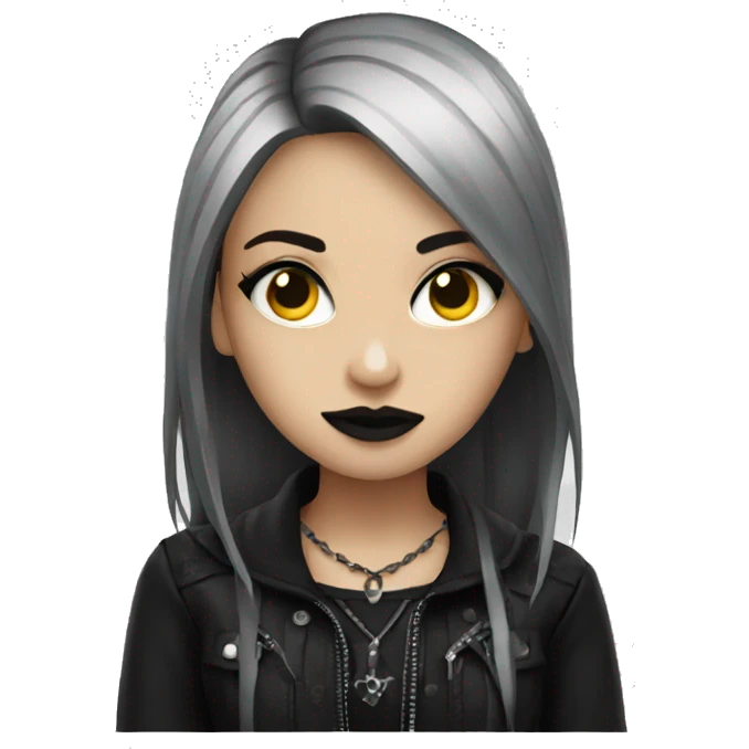 goth girl emoji