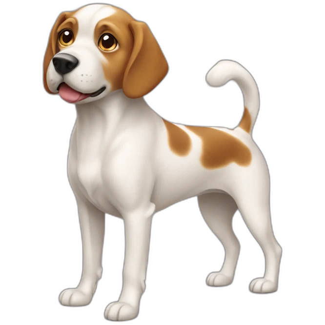 Chien sur âne sur chat emoji