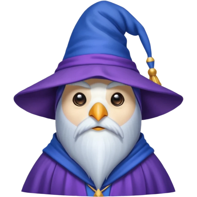 Penguin Wizard emoji