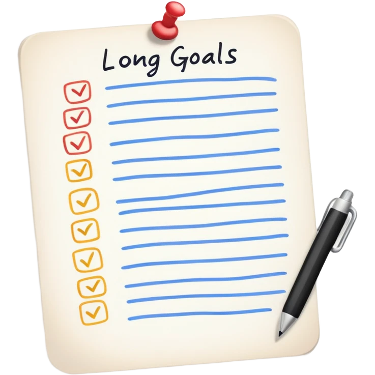 long-term goals  emoji