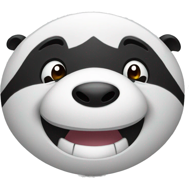 Panda laughing  emoji