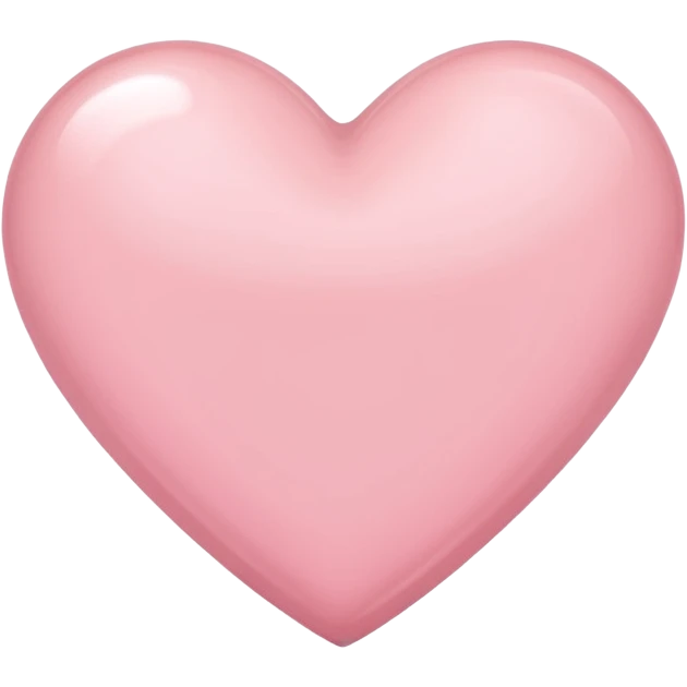 light pink heart emoji