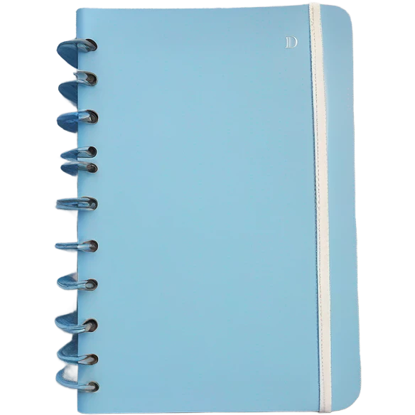 dior light blue notebook emoji