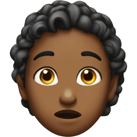 mind blown reaction of a girl emoji