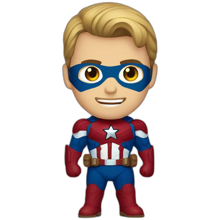 javier milei como capitan america emoji