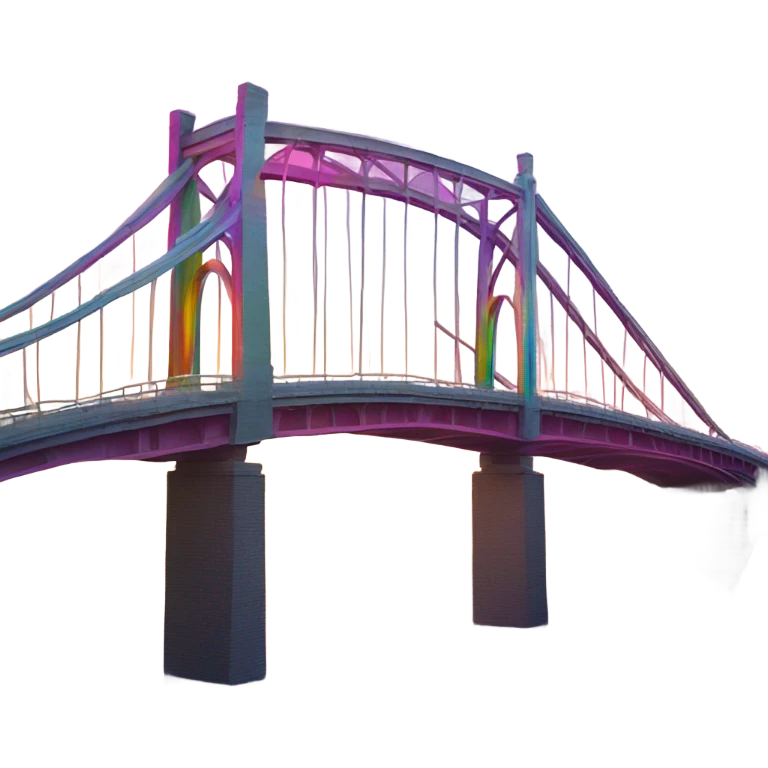 Rainbow bridge  emoji