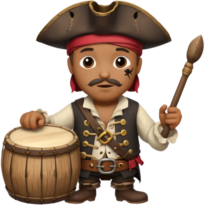 pirates drum emoji