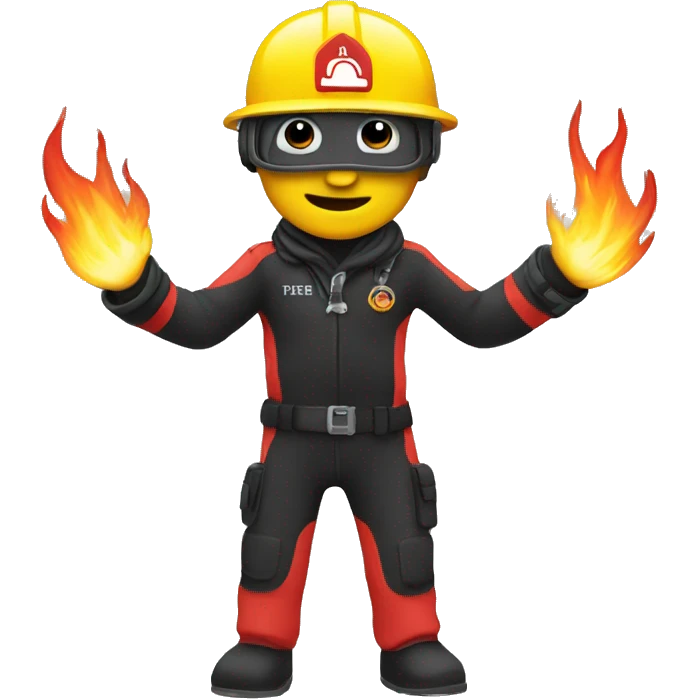 firemann with diving emoji