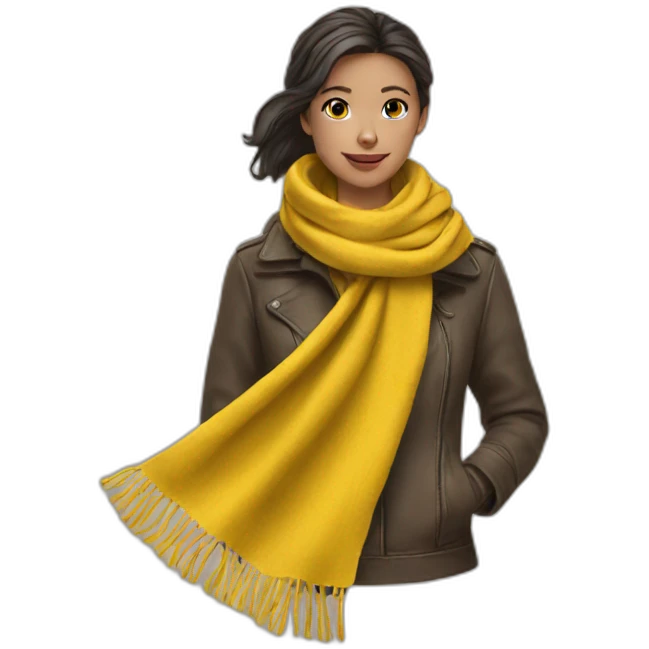 Rédige and yellow scarf emoji