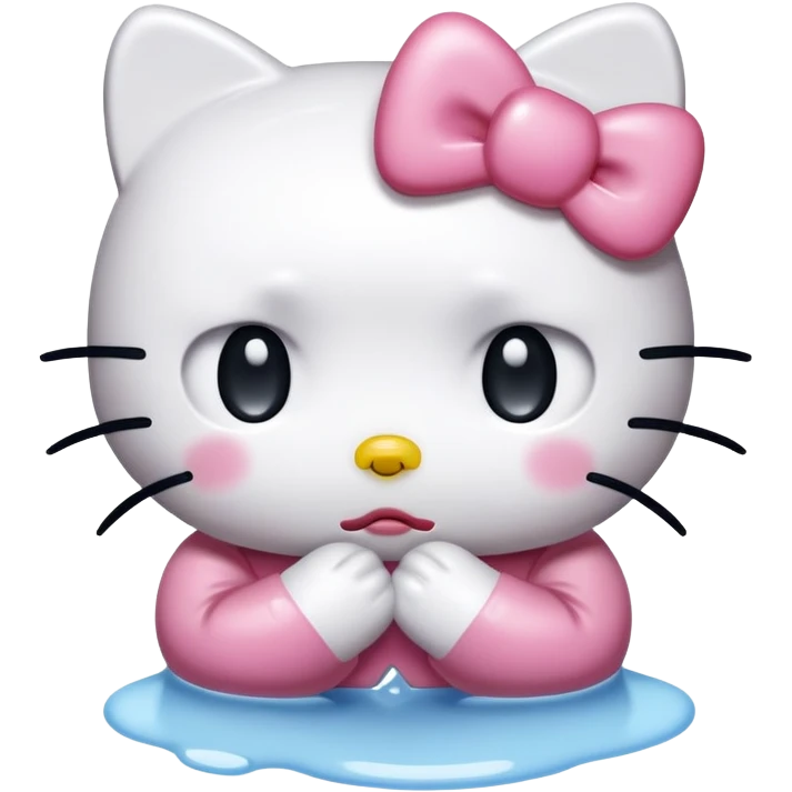 sad hello kitty emoji