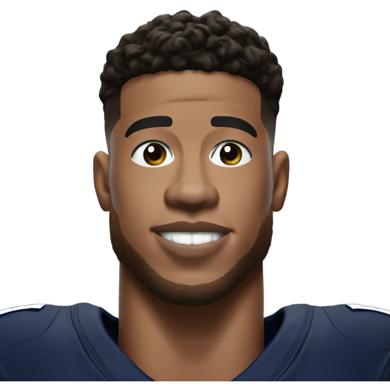 Saquon Barkley in a rams jersey  emoji