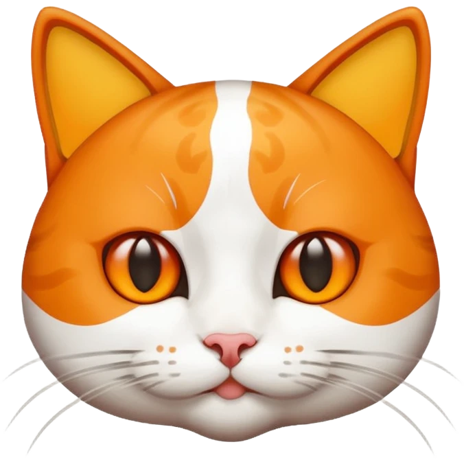 Chinese Flag Cat theme orange emoji