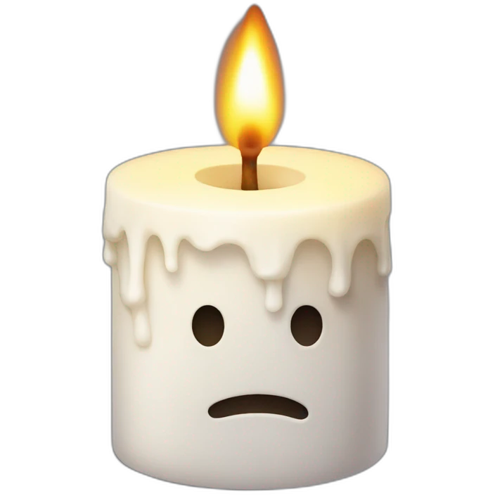 extinguished candle emoji