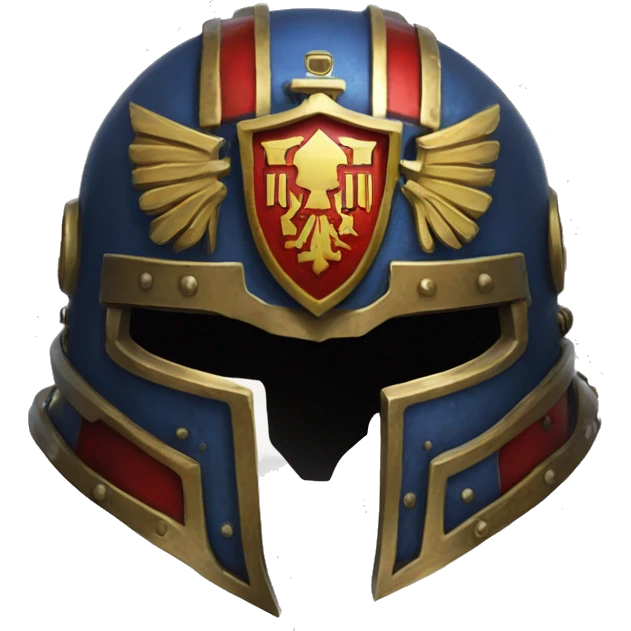 Astartes Warhammer 40K helmet, featuring the Russian coat of arms. emoji