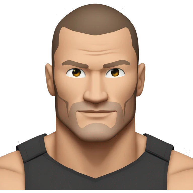Randy Orton wwe superstar le plus réaliste possible qui fait un rko emoji