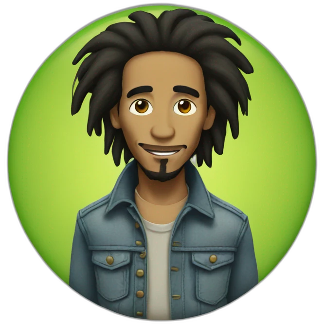 bob marley emoji