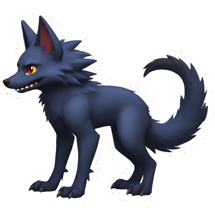 Nargacuga-Sergal-Zorua full body emoji